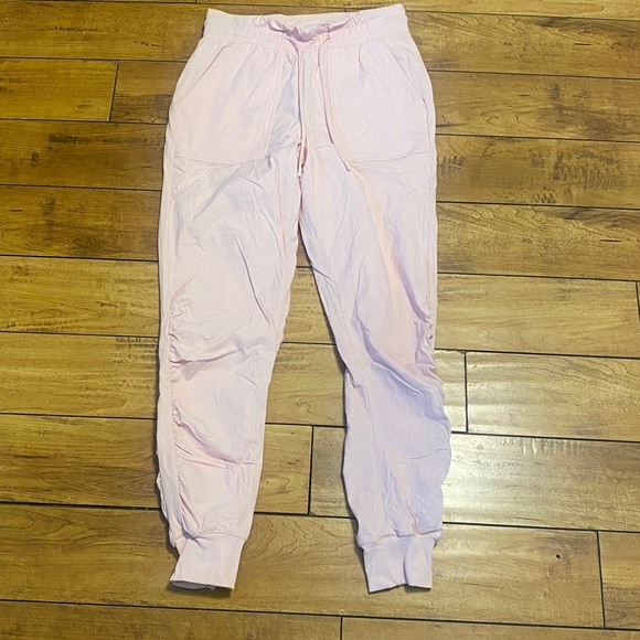 Lululemon light Pink lined studio track Pants - Picture 1 of 6